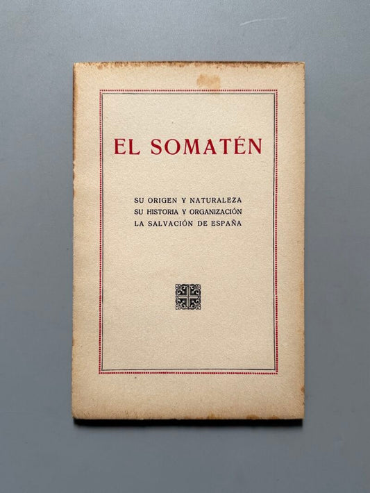 El Somatén, José M. March - Tipografía la Educación, 1923