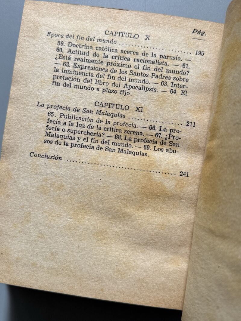 El fin del mundo, Ignacio Puig - Editorial "Difusion", 1941