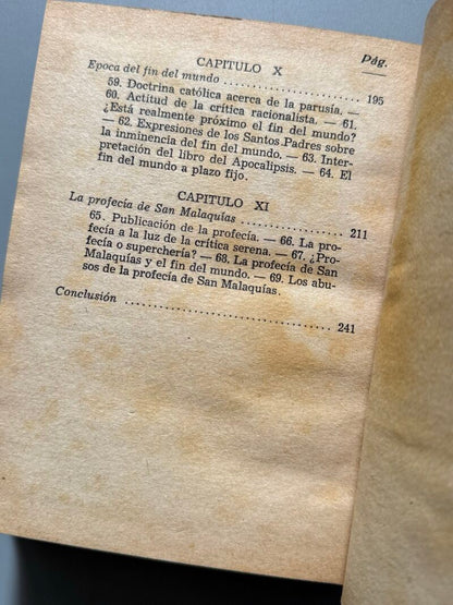 El fin del mundo, Ignacio Puig - Editorial "Difusion", 1941