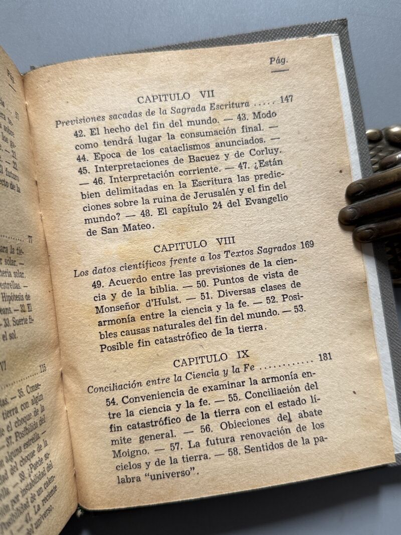 El fin del mundo, Ignacio Puig - Editorial "Difusion", 1941