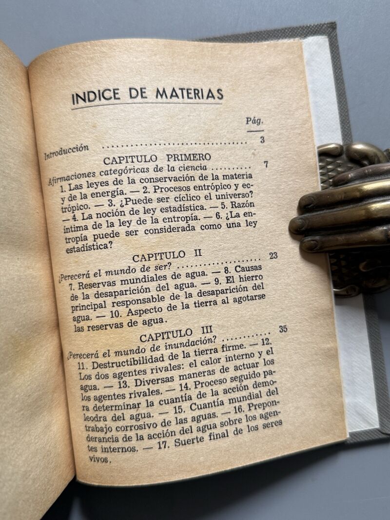 El fin del mundo, Ignacio Puig - Editorial "Difusion", 1941