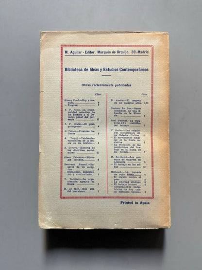 Del sentimiento cómico en la vida y en el arte, J. Goyanes - M. Aguilar Editor, 1932