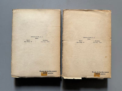 En el poder y en la oposición (1932-1934), Manuel Azaña - Espasa-Calpe, 1934