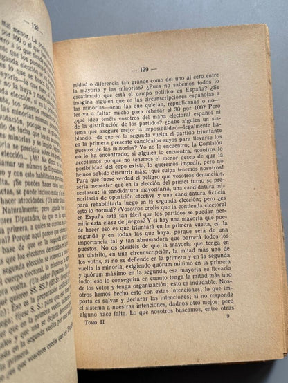 En el poder y en la oposición (1932-1934), Manuel Azaña - Espasa-Calpe, 1934
