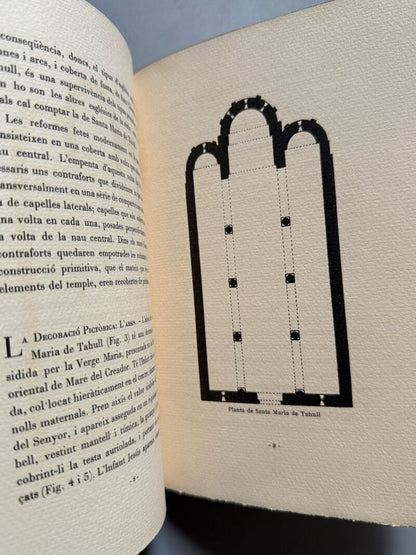 Les pintures murals romàniques de Santa Maria de Tahull, Joaquim Folch i Torres, Barcelona, 1931