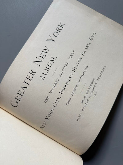 The greater New York Album - Rand, McNally & Company, 1895