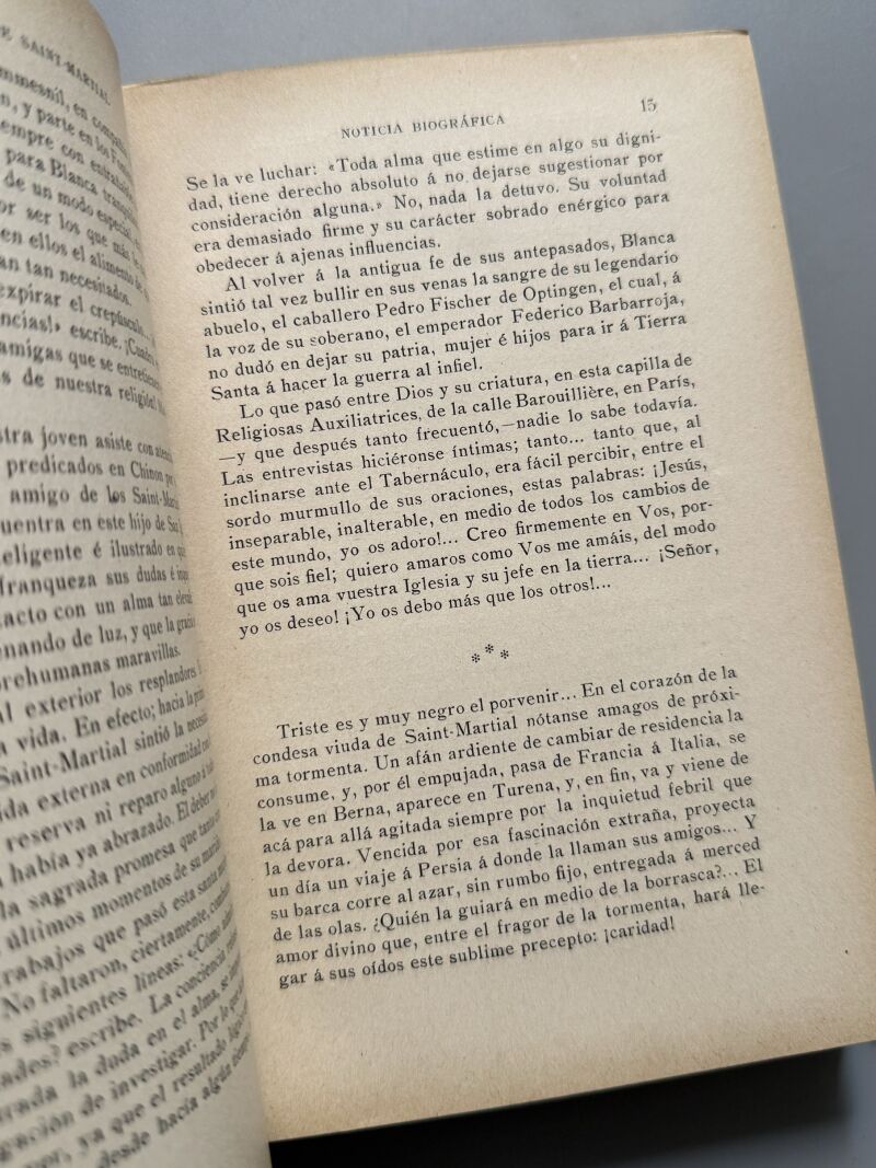 ¡Sursum corda! Cartas de la condesa de Saint Martial, José Pugés - Gustavo Gili Editor, 1913