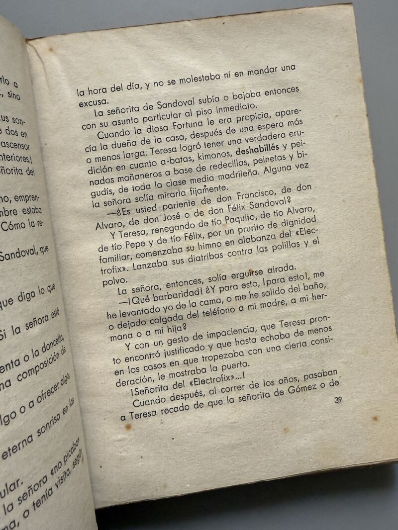 Soñar la vida, Carmen de Icaza (1ª edición) - Ediciones Afrodisio Aguado, 1941
