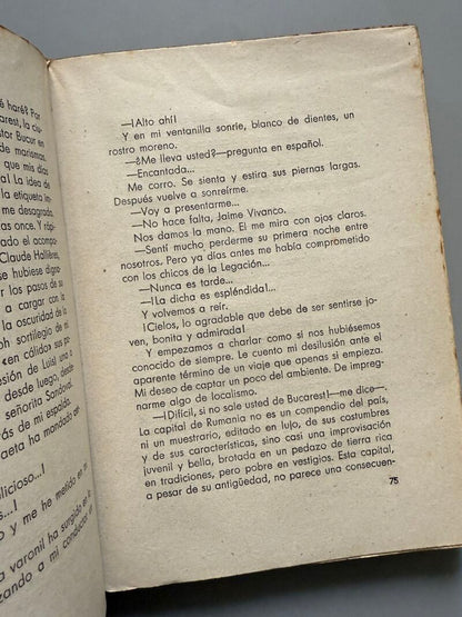 Soñar la vida, Carmen de Icaza (1ª edición) - Ediciones Afrodisio Aguado, 1941