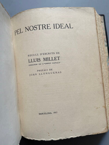 Pel nostre ideal, Lluis Millet - Joaquim Horta, 1917