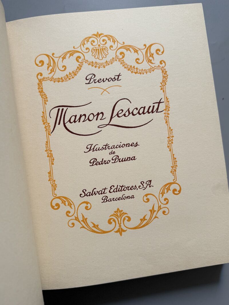 Manon Lescaut, Prevost - Salvat Editores, 1949