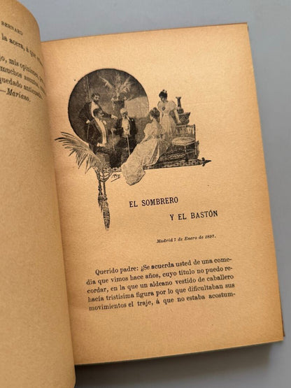 la vida en sociedad, Manuel Ossorio y Bernard - Hijos de Miguel Guijarro Editores, ca. 1880