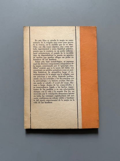 Bases científicas de la magia y la demonología, C. de Vesme - Editorial Osiris, 1977