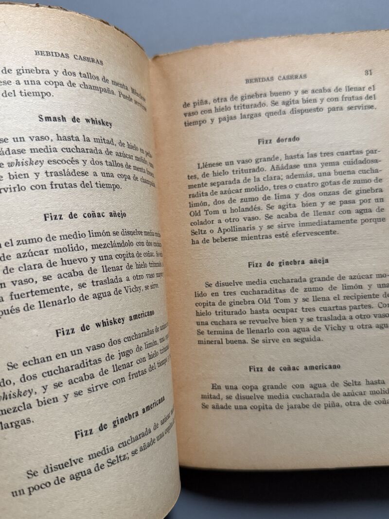 Bebidas caseras, Doctora Fanny - Sociedad General de Publicaciones, 1930