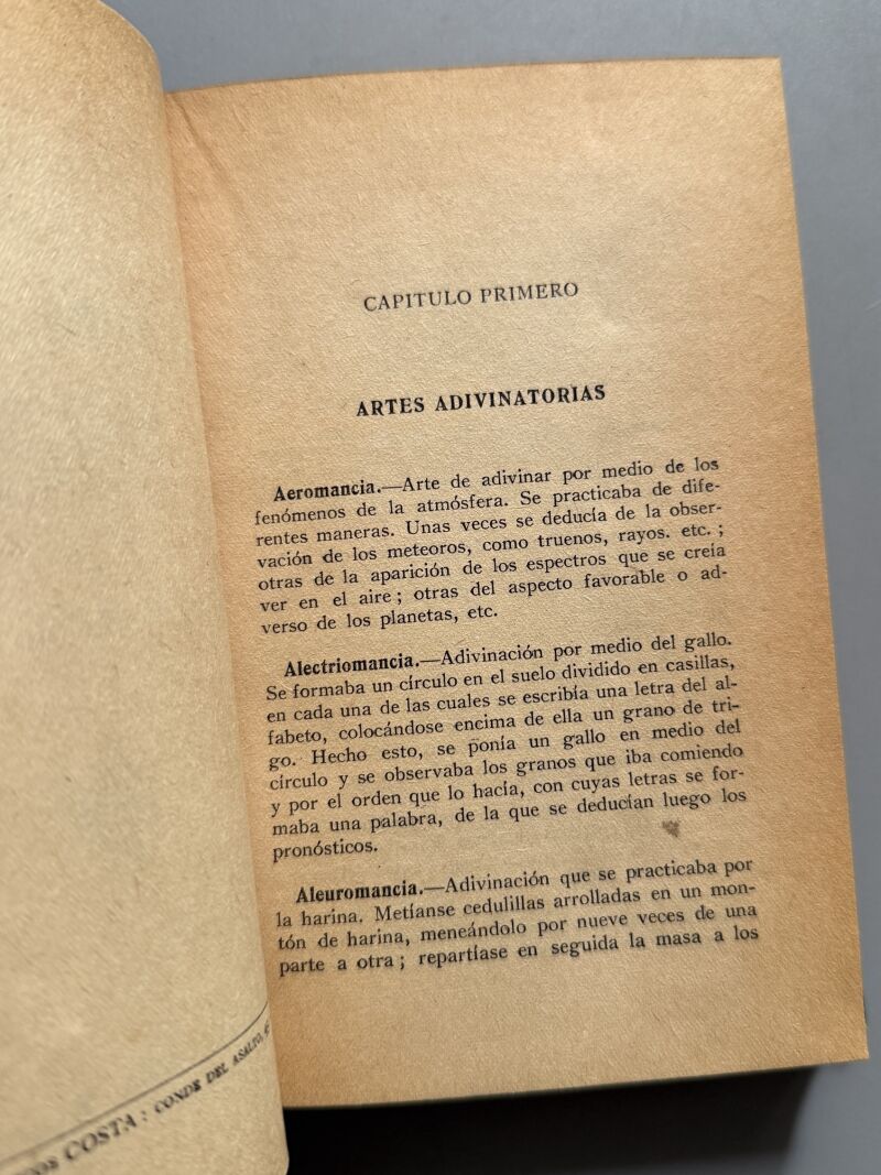Enciclopedia de ciencias ocultas, Sebastián Ortíz Madariaga - Publicaciones Mundial, 1936