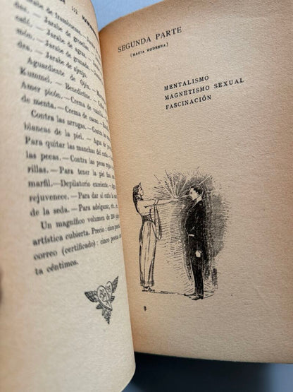 La ciencia del amor, H. Ridley. Magia relacionada con el amor - Casa Editorial Pons, ca. 1930