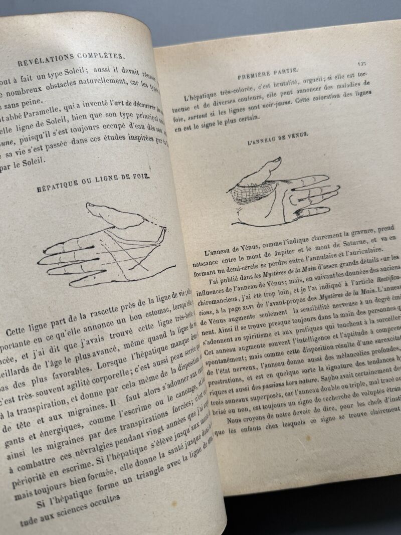Révélations complètes, Desbarrolles. Quiromancia, frenología, grafología - Vigot Fréres, 1934