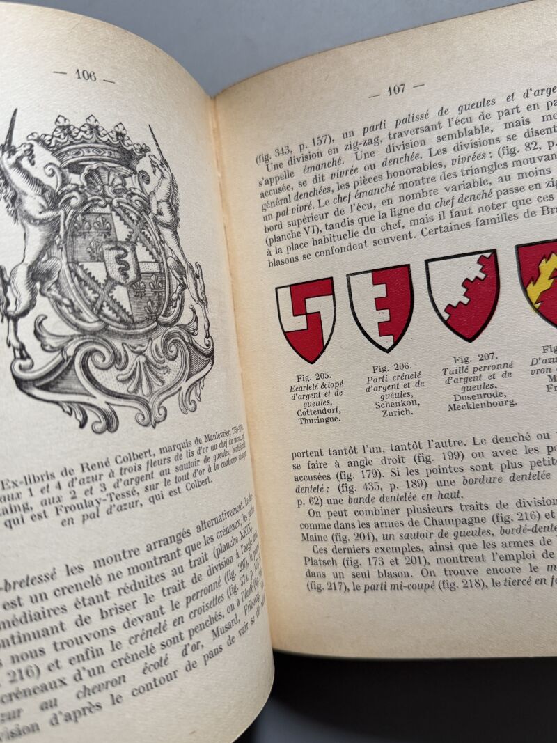 Manuel du Blason, D. L. Galbreath. Heráldica - Editions Spes, 1942