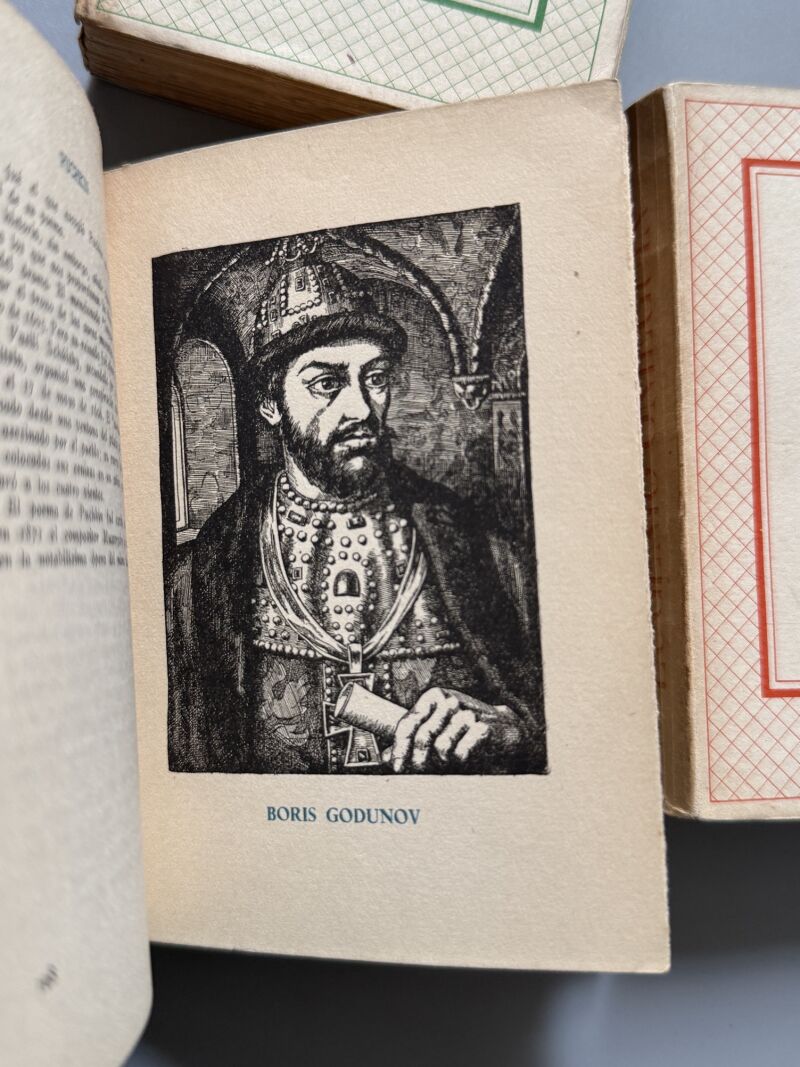 Boris Godunoz, el zar saltán y Eugenio Onieguin, Puchkin - Ediciones del Zodíaco, 1942