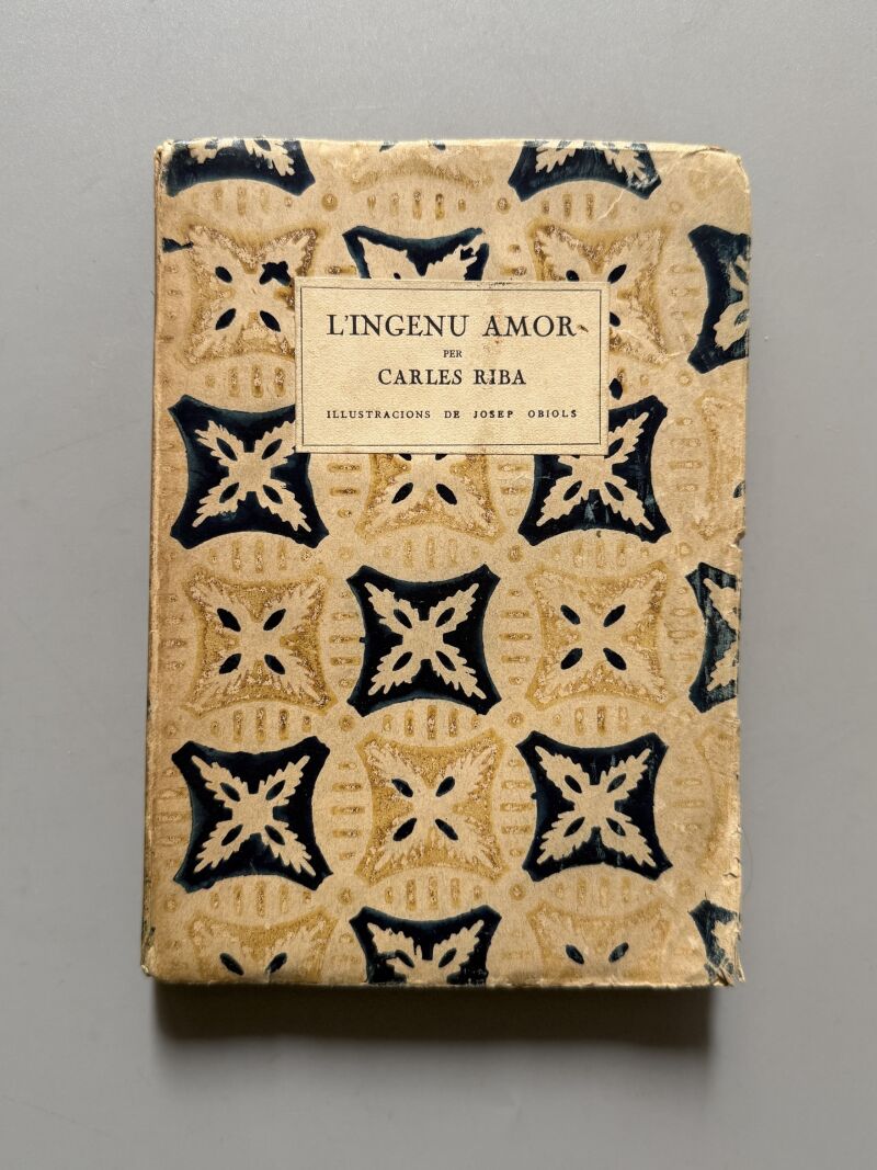 L'ingenu amor, Carles Riba (1ª edición) - Editorial Catalana, 1924