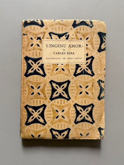 L'ingenu amor, Carles Riba (1ª edición) - Editorial Catalana, 1924