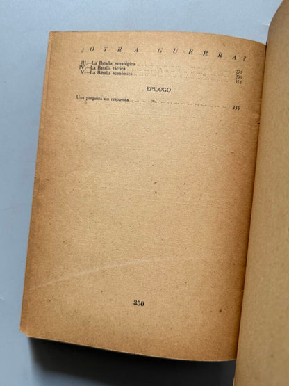 ¿Otra guerra?, Carlos Martínez de Campos y Serrano - Editorial Ejército, 1951