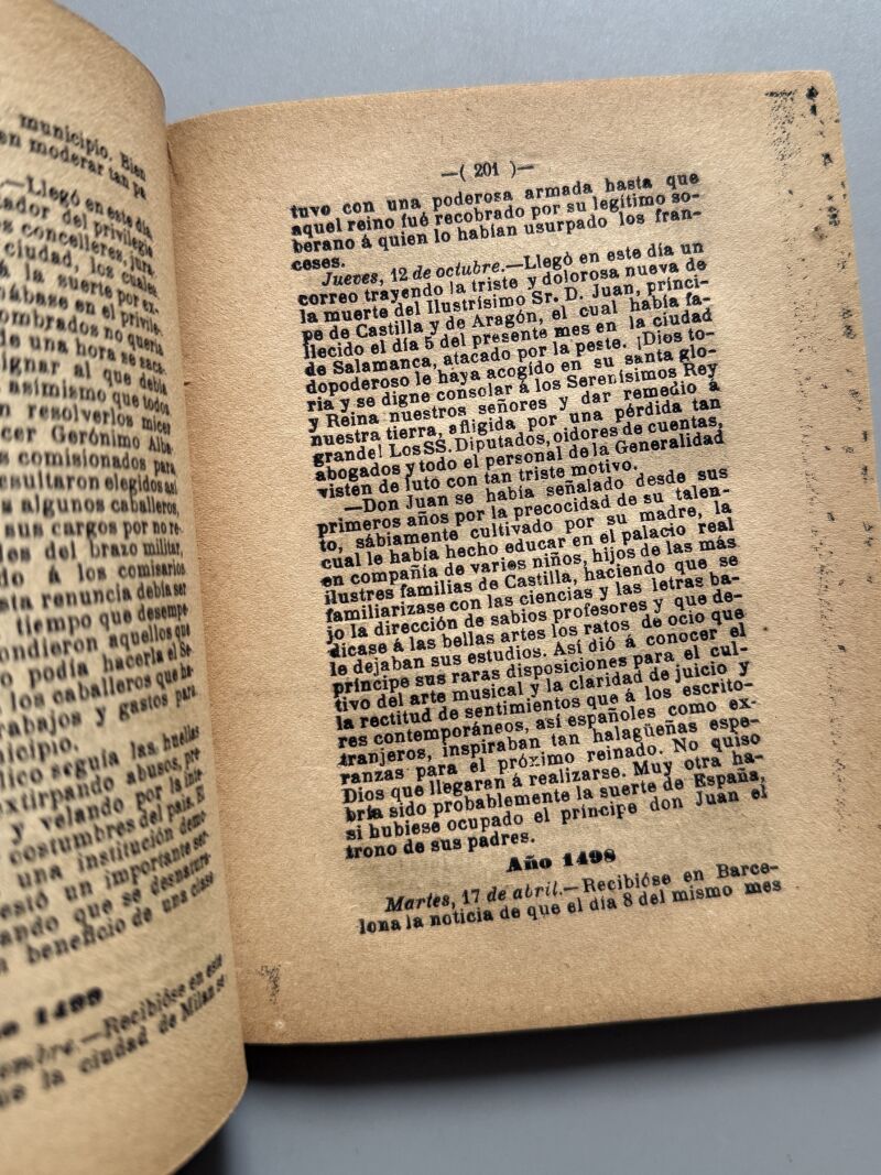 Dietarios de la Generalidad de Cataluña, José Coroleu - Tipografía de la Vanguardia, 1889