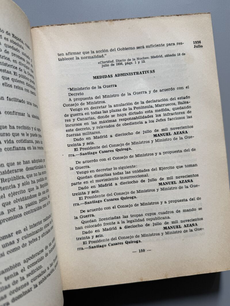 Els siglo XX. La Guerra (1936-1939), Fernando Diaz-Plaza - Ediciones Faro, 1963