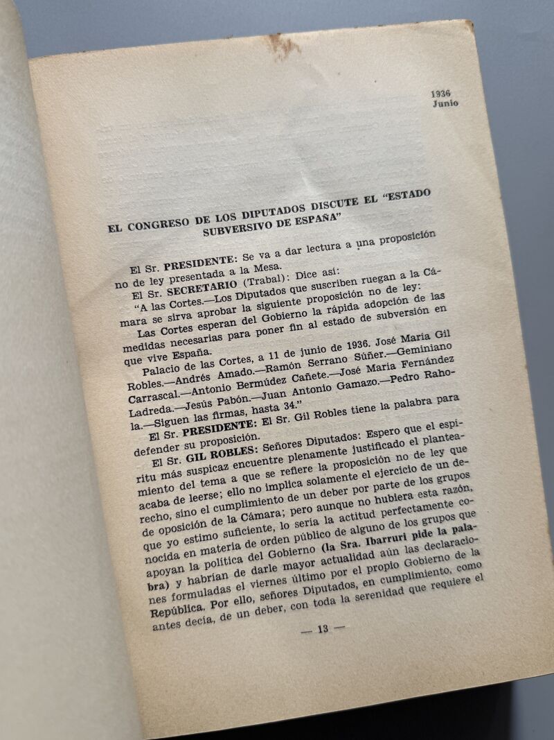 Els siglo XX. La Guerra (1936-1939), Fernando Diaz-Plaza - Ediciones Faro, 1963