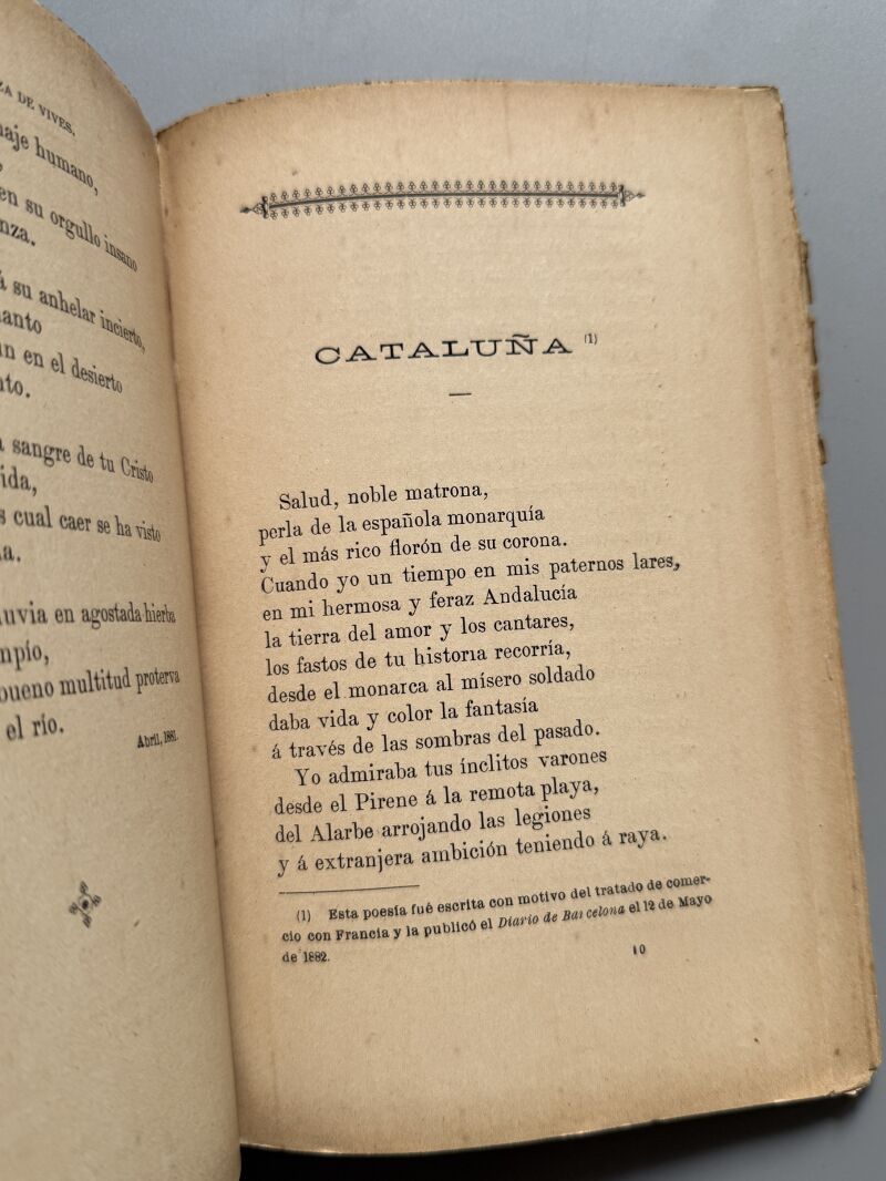 Poesías y leyendas, María Mendoza de Vives - Salvador Manero Bayarri, 1880