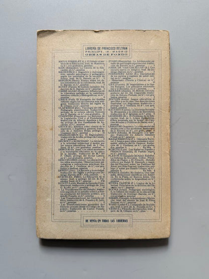 La condición del trabajo, Henry George - Francisco Beltrán, Librería Española y Extranjera, 1923