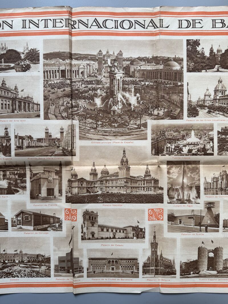 Recuerdo de la Exposición Internacional Barcelona - Rieusset, 1929