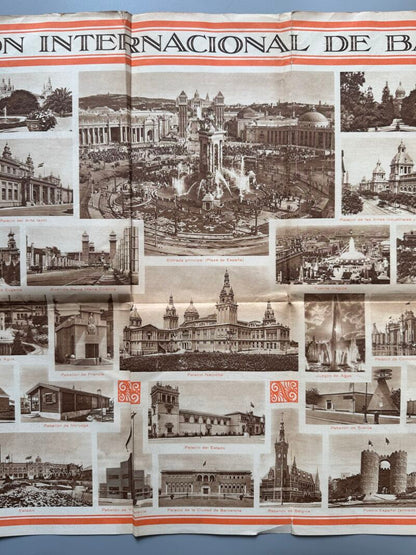 Recuerdo de la Exposición Internacional Barcelona - Rieusset, 1929