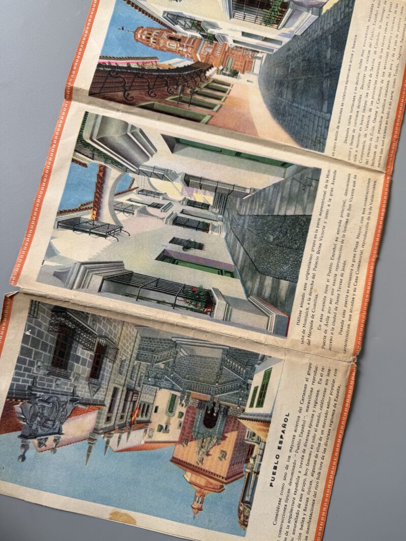 Recuerdo de la Exposición Internacional Barcelona - Rieusset, 1929