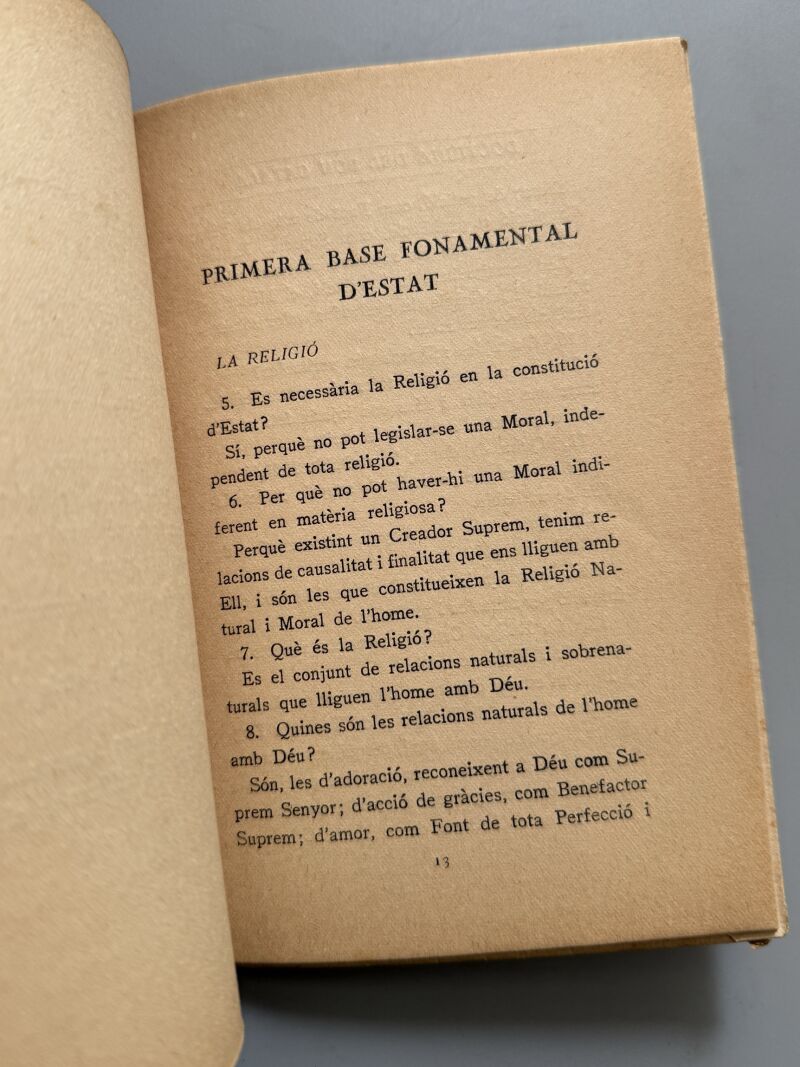 Doctrina del bon català, Jordi Ferran - Impremta Altés, 1924