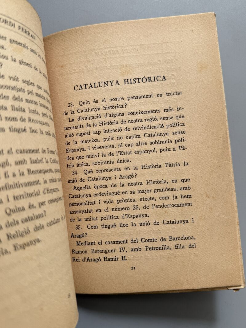Doctrina del bon català, Jordi Ferran - Impremta Altés, 1924