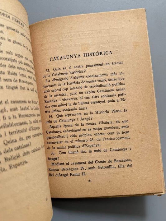 Doctrina del bon català, Jordi Ferran - Impremta Altés, 1924