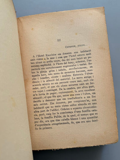 Relacions, Josep Pla (primera edición) - Llibreria Catalonia, 1927