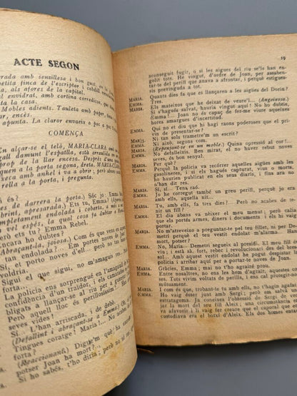 El comissari del poble, A. Mundet y A. Millà. Guerra Civil - Llibreria Millà, 1936