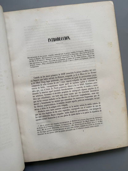El arte latino-bizantino en España y las coronas visigodas de Guarraza, J. Amador de los Ríos - 1861