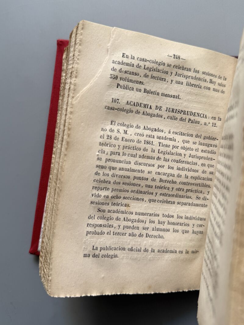 Guia del viajero en Valencia, José M. Settier - Imprenta Salvador Martinez, 1866