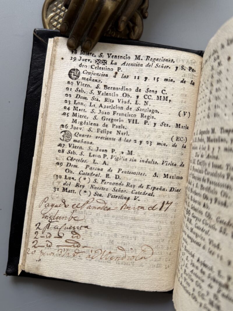 Almanaque peruano y guia de forasteros para el año 1814, Francisco Romero - Lima, 1814