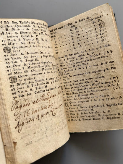 Almanaque peruano y guia de forasteros para el año 1814, Francisco Romero - Lima, 1814