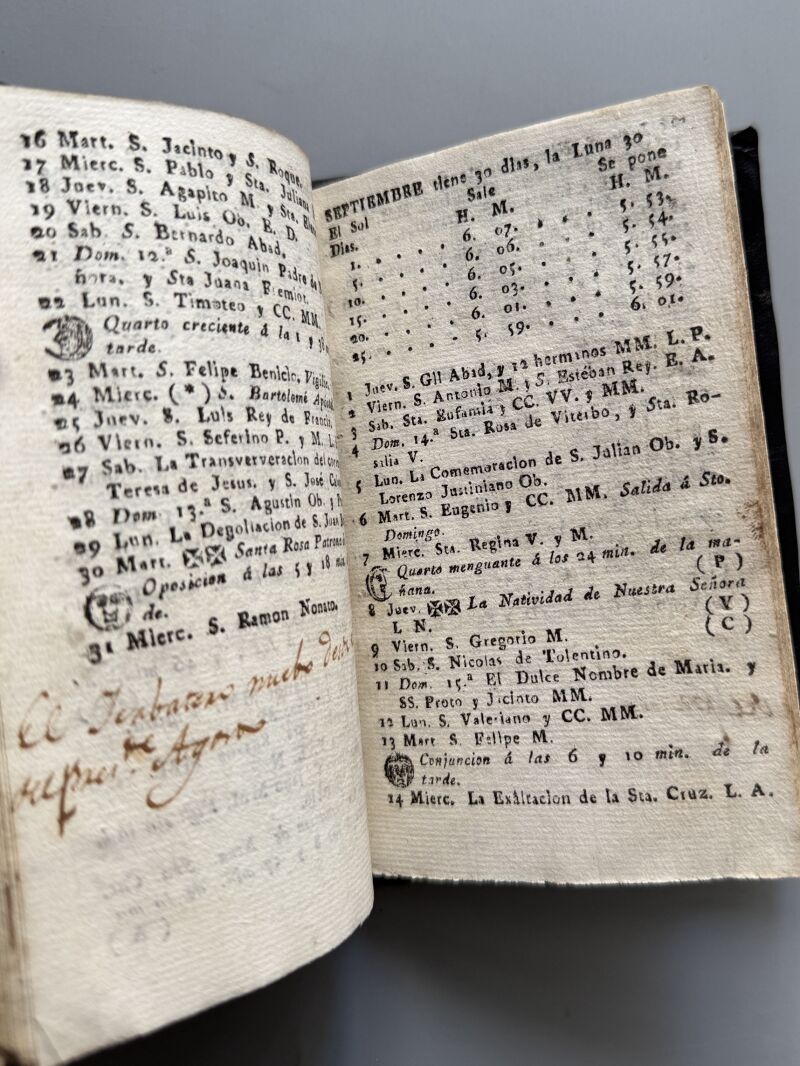 Almanaque peruano y guia de forasteros para el año 1814, Francisco Romero - Lima, 1814