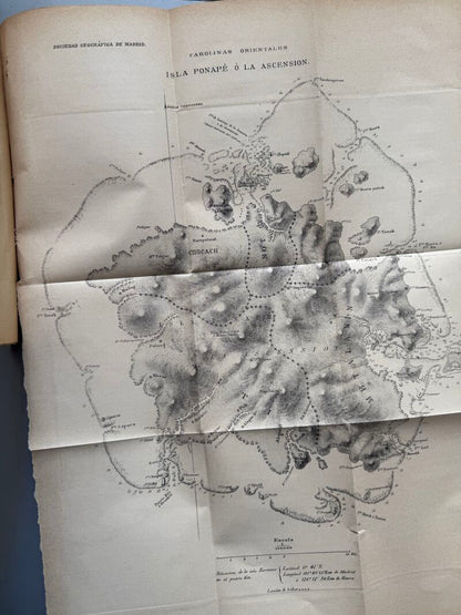 Isla de Ponapé. Conferencia, A. Cabeza - Boletín de la Sociedad Geográfica de Madrid, 1891