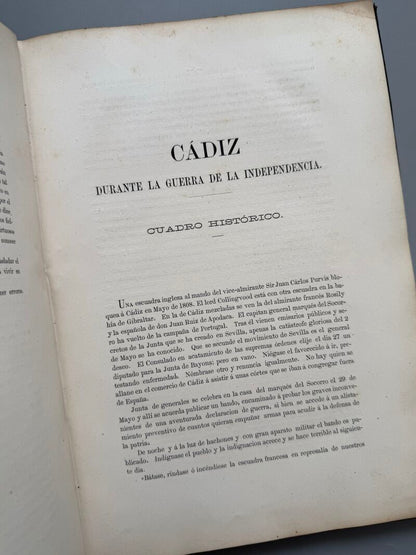 Cádiz en la Guerra de Independencia, Adolfo de Castro - Revista Médica, 1862