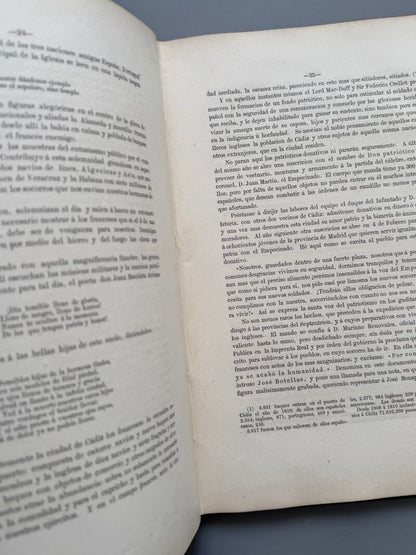 Cádiz en la Guerra de Independencia, Adolfo de Castro - Revista Médica, 1862