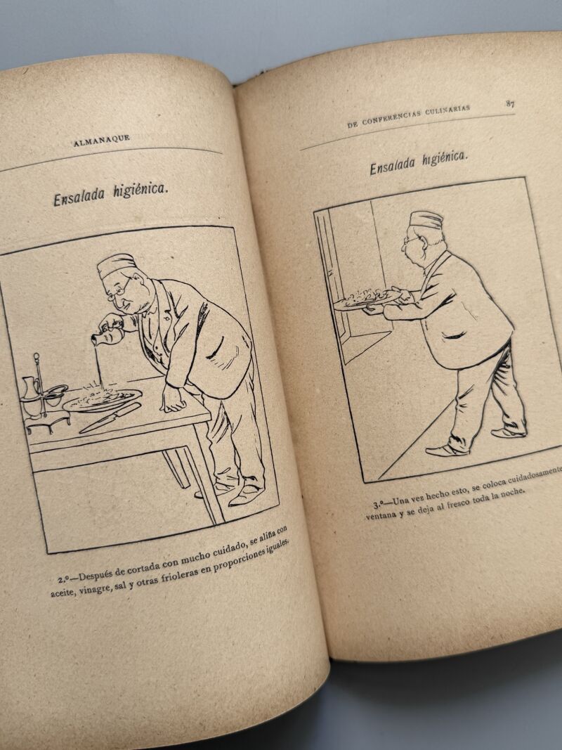 Almanaque de Conferencias Culinarias de Ángel Muro 1892, Ángel Muro - Librería de Fernando Fé, 1891