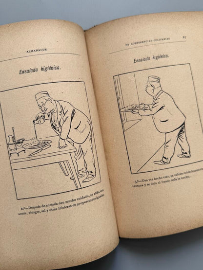 Almanaque de Conferencias Culinarias de Ángel Muro 1892, Ángel Muro - Librería de Fernando Fé, 1891