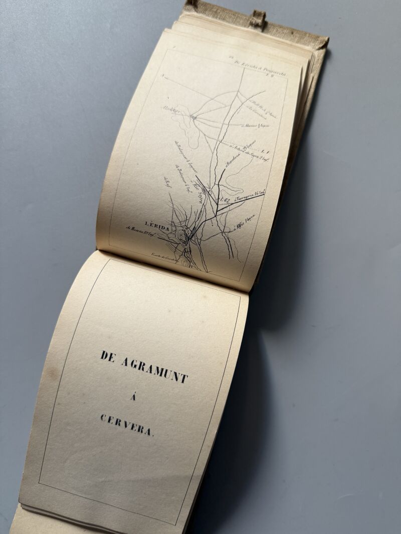 Itinerario Sancha-Rozas. Cataluña, Sandalio Sancha y Joaquín P. de Rozas - Zaragozano Editor, 1860